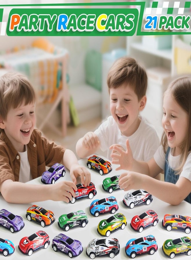 Beestech 21 Pack Pull Back Toy Cars, Party Favors, Goodie Bag Stuffers, Race Vehicles Bulk, Pinata Fillers, Teacher Treasure Prize Box Toys for Boys Girls Toddlers 2,3,4,5 Years Old - Image 5